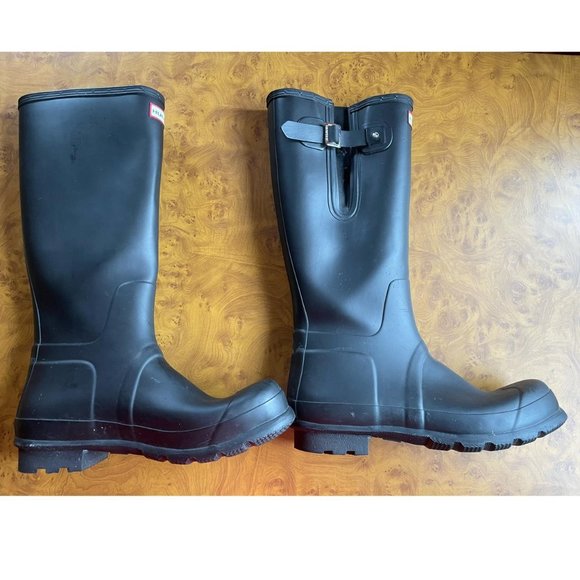 Hunter Wellies - Men's Original Tall Rain Boot - Picture 4 of 7